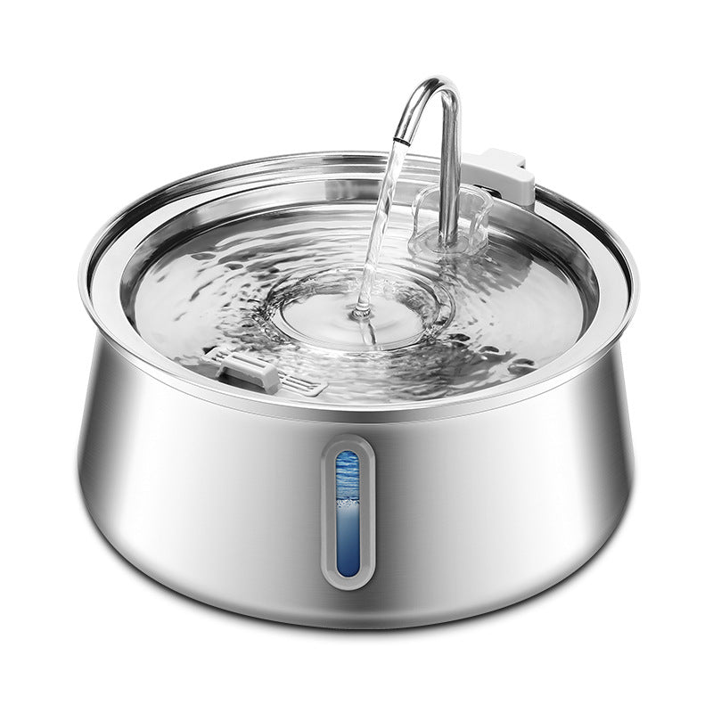 Fontaine à eau inox 4 L pour chats et chiens